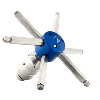 USB Düsen Spin-Jet – rotačný systém na čistenie šácht, DN do 3000